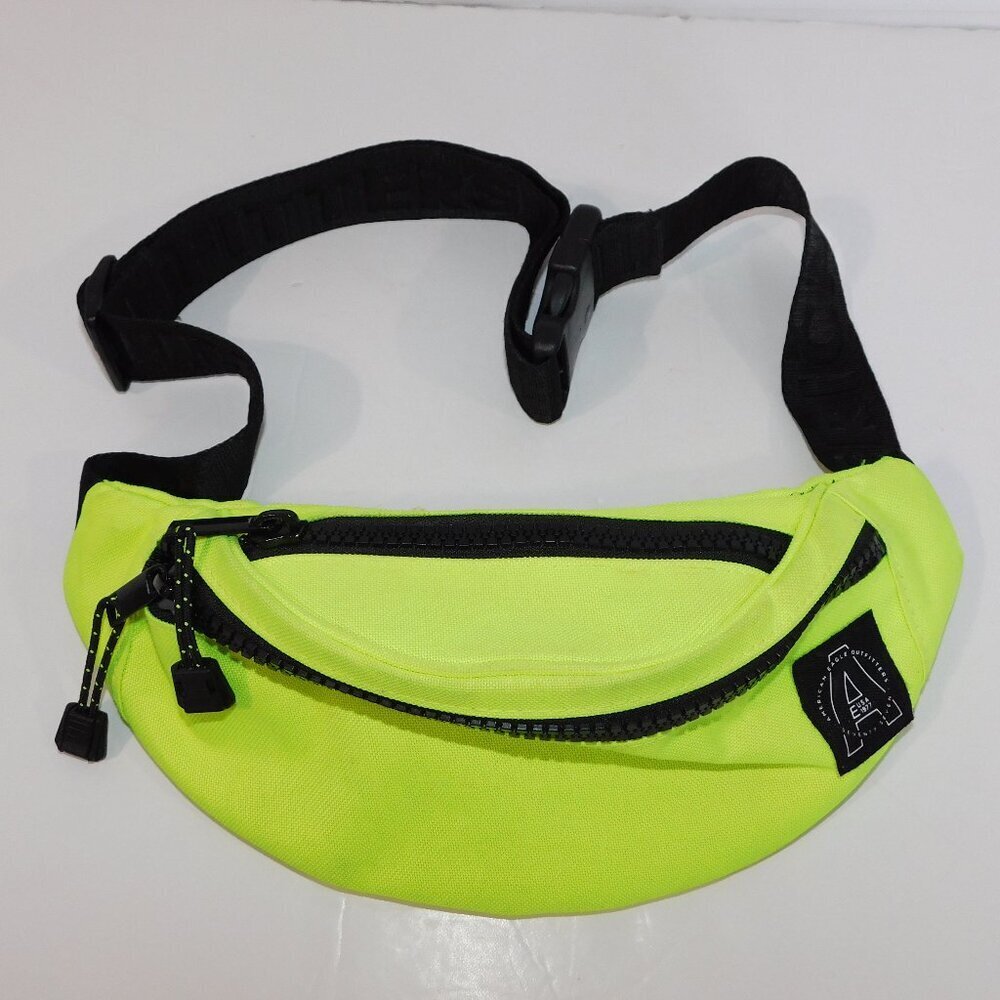 Neon Yellow Fanny Pack Belt Bag American Eagle AE Cross Body Waist Pack Unisex
